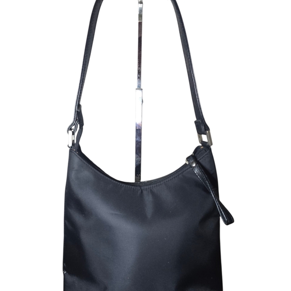 Black Rhinestone Shoulder Bag - Picture 2 of 4